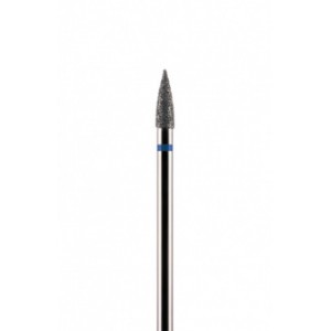 Фреза алмазная цилиндрическая стрельчатый конец синяя 2,7 мм (027)